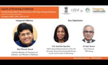 Launch of Powering Livelihoods I Transforming India’s Rural Economy with Clean Energy Solutions