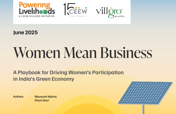 Women Mean Business: A Playbook for Driving Women’s Participation in India’s Green Economy